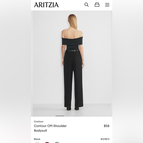 ARITZIA Contour Bodysuit in Black - BNWT - Picture 3 of 9
